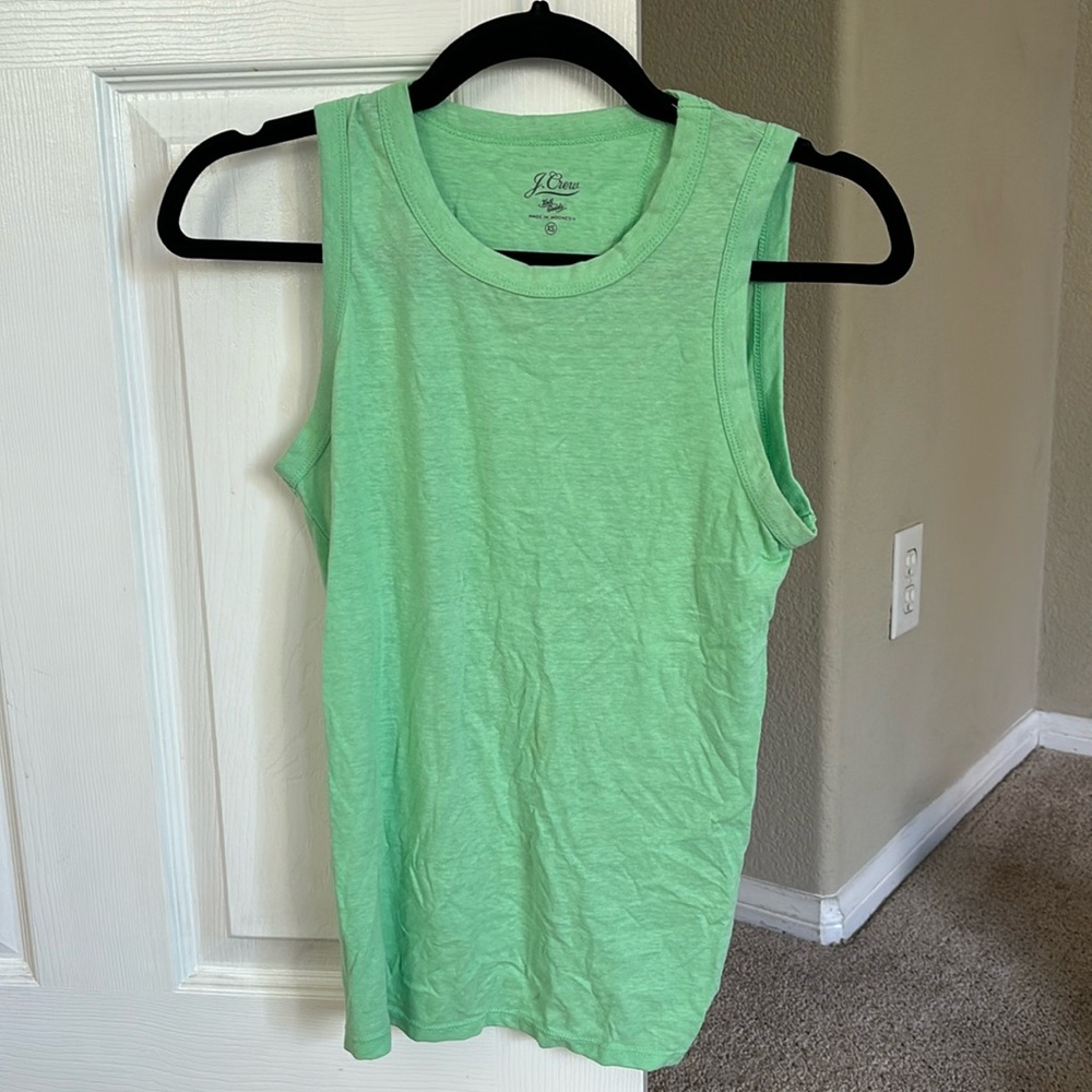 J. Crew Green Tank
